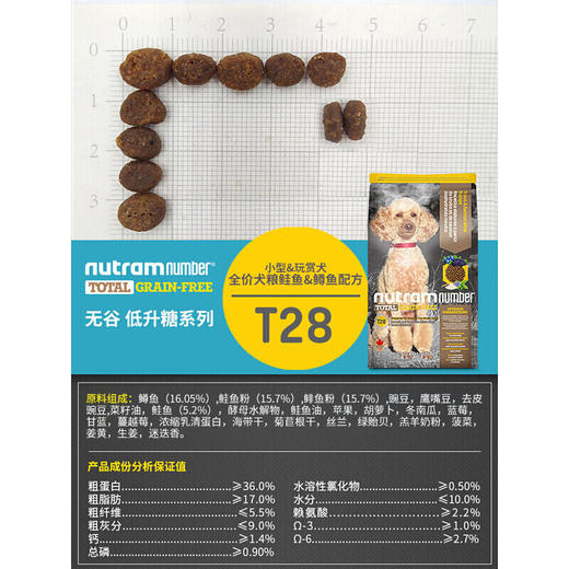 纽顿狗粮 加拿大进口成犬幼犬通用狗粮 T28鲑鱼&鳟鱼配方1.82kg 商品图5
