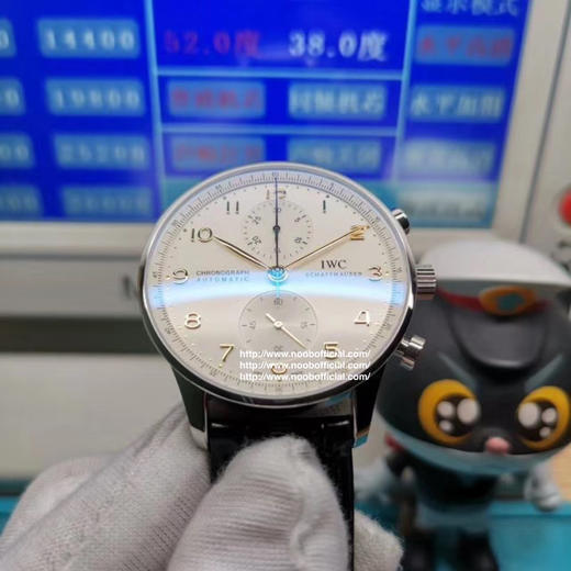 IW万国葡萄牙系列 ！自动机械计时跑秒腕表3714 IW371445 手表 男表  精钢拉丝表壳 三维扫描正品开模 商品图9