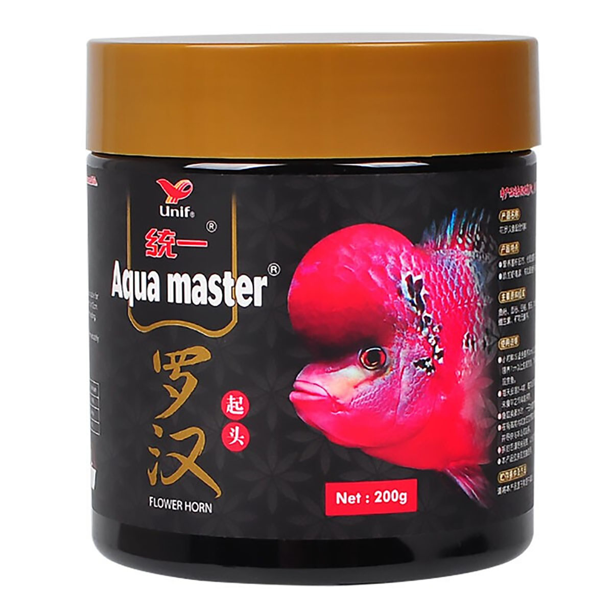 统一罗汉鱼饲料观赏鱼食专用鱼粮金鱼银龙鱼血鹦鹉鱼