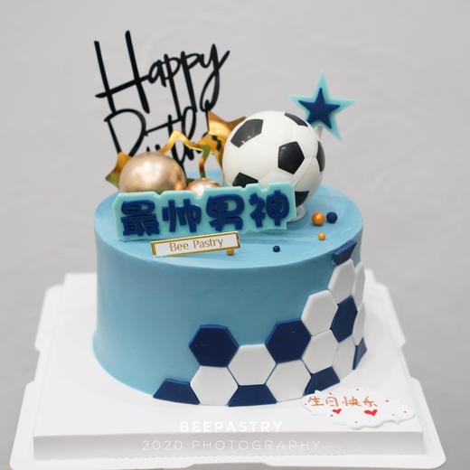 足球蛋糕B款 商品图0