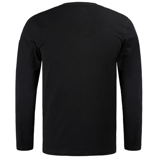 自由基地创意手绘图案印花圆领T恤长袖打底衫休闲款 NMT-1286 商品图3