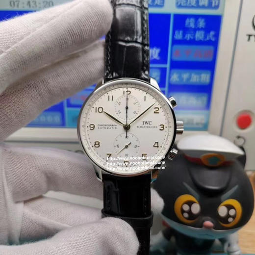 IW万国葡萄牙系列 ！自动机械计时跑秒腕表3714 IW371445 手表 男表  精钢拉丝表壳 三维扫描正品开模 商品图1
