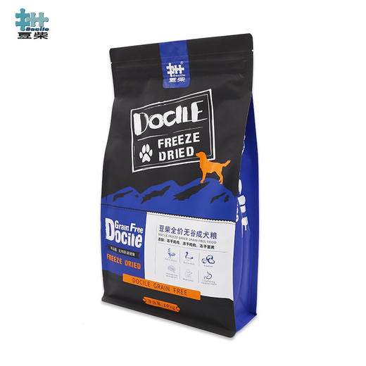 豆柴双拼蛋黄无谷鸡肉鸭肉冻干成犬狗粮10Kg 商品图1