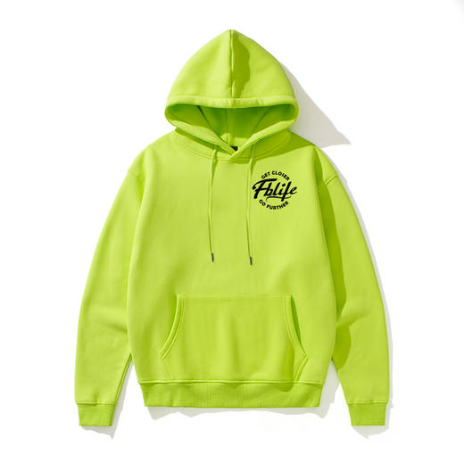 自由基地秋冬个性设计oversize带帽套头抓绒卫衣加厚保暖越野潮人外套 NMT-1288 商品图3