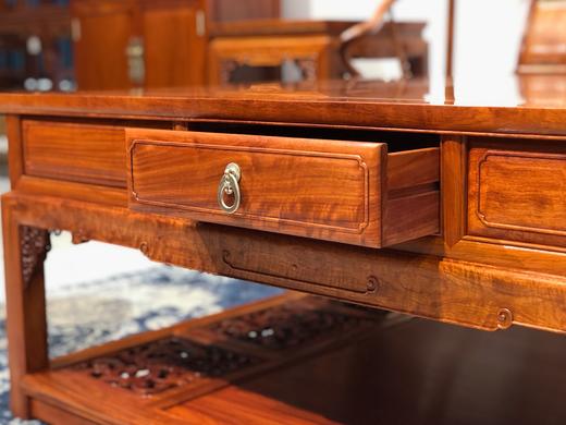 红桥红  家具严选  缅甸花梨（大果紫檀）  【拐手圈椅 明式沙发 十二件套】 商品图5