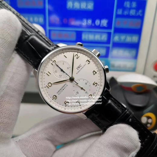 IW万国葡萄牙系列 ！自动机械计时跑秒腕表3714 IW371445 手表 男表  精钢拉丝表壳 三维扫描正品开模 商品图4