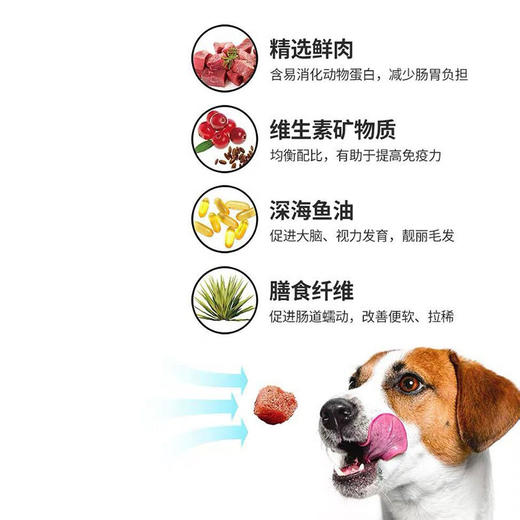 顽皮狗粮双拼风干牛肉风干鸡肉成犬幼犬幼犬通用全价全期粮1.5kg 商品图5