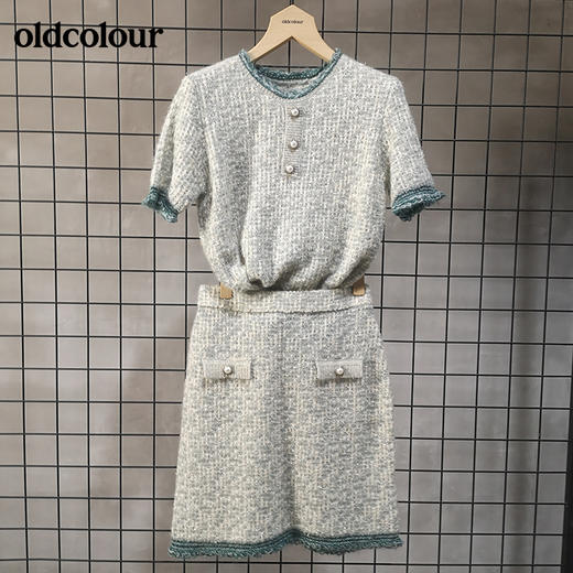 oldcolour秋季毛针织衫时尚套装女GL31141845 商品图1