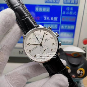 IW万国葡萄牙系列 ！自动机械计时跑秒腕表3714 IW371445 手表 男表  精钢拉丝表壳 三维扫描正品开模