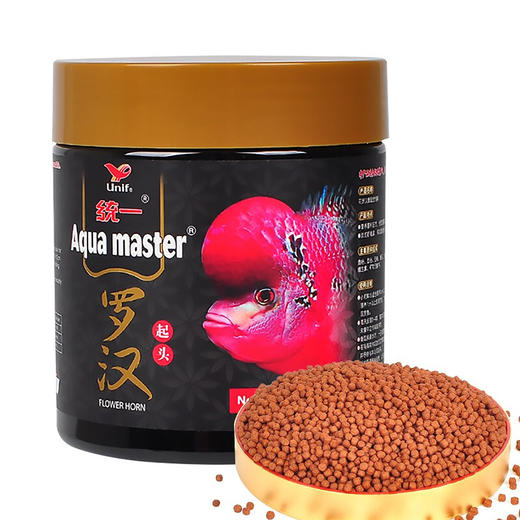 统一罗汉鱼饲料观赏鱼食专用鱼粮金鱼银龙鱼血鹦鹉鱼 商品图1