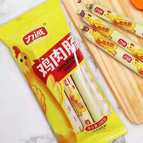 【9.9元3袋】力诚鸡肉肠208g（0803342）