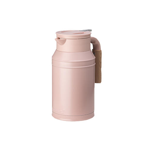 日本mosh! 简约复古可爱牛奶罐方便360度可旋转不锈钢家用保温壶1L 商品图2