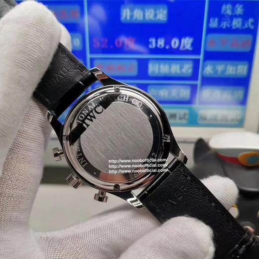 IW万国葡萄牙系列 ！自动机械计时跑秒腕表3714 IW371445 手表 男表  精钢拉丝表壳 三维扫描正品开模 商品图7