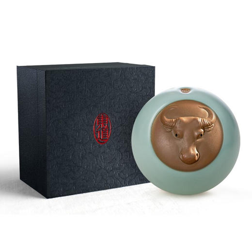 东道汝窑｜牛转乾坤主人杯（B杯·天青） 商品图4