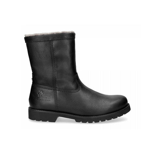 限时特价——西班牙原产羊毛款皮毛一体男士皮靴黑色FLC3(高品质纯天然羊毛内衬) 商品图0