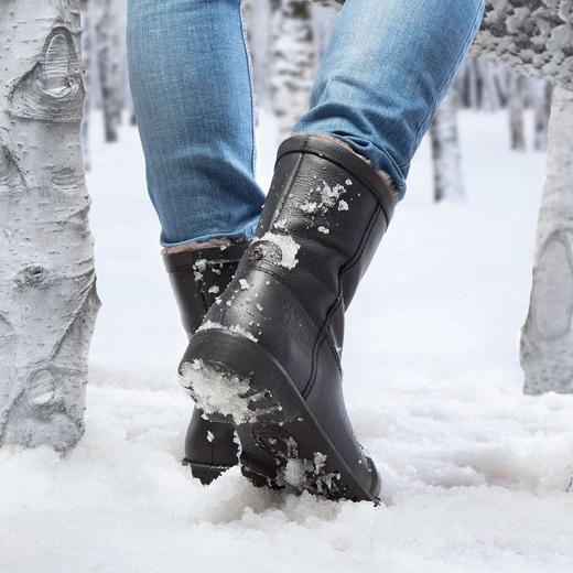 限时特价——西班牙原产羊毛款皮毛一体男士皮靴黑色FLC3(高品质纯天然羊毛内衬) 商品图3