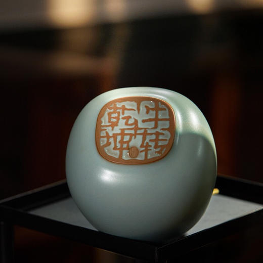 东道汝窑｜牛转乾坤主人杯（A杯·天青） 商品图1