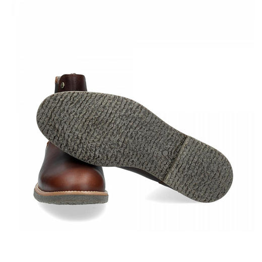 限时特价——西班牙原产男士羊毛款皮毛一体切尔西靴酒红色GLC3(高品质纯天然羊毛内衬) 商品图6