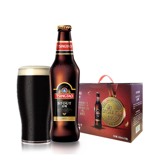 青岛 啤酒黑啤 啤礼 盒装 包邮 商品图1