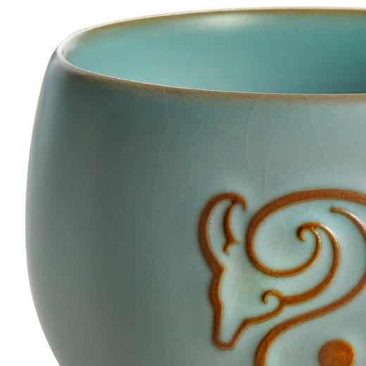 东道汝窑｜牛转乾坤主人杯（A杯·天青） 商品图3