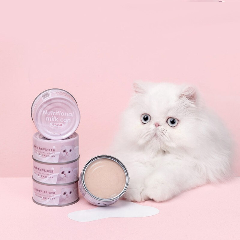 【奶糕罐】尾巴生活元气猫咪慕斯细腻成幼猫奶糕罐80g