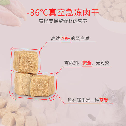 麦富迪猫零食鲜肉冻干成幼猫咪宠物零食鸡肉味54g 商品图1