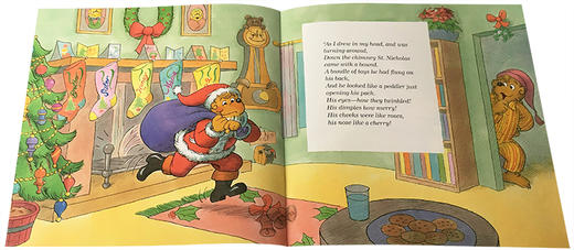 【圣诞绘本】Berenstain Bears’ Night Before Christmas贝贝熊的圣诞平安夜 商品图2