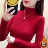 PDD-加绒加厚半高领毛衣打底衫 商品缩略图6