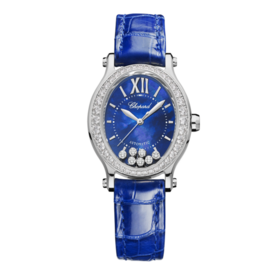 萧邦 Chopard 手表 HAPPY SPORT OVAL 白金钻石自动上链女表 275362-1001
