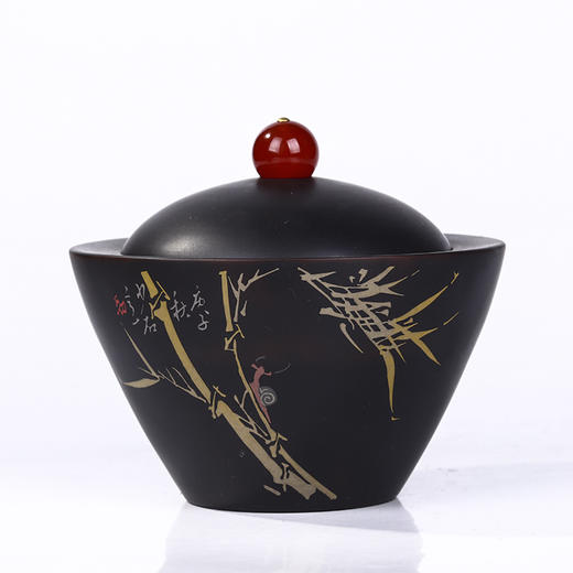 段栗(少石) 掌上茶罐 商品图0