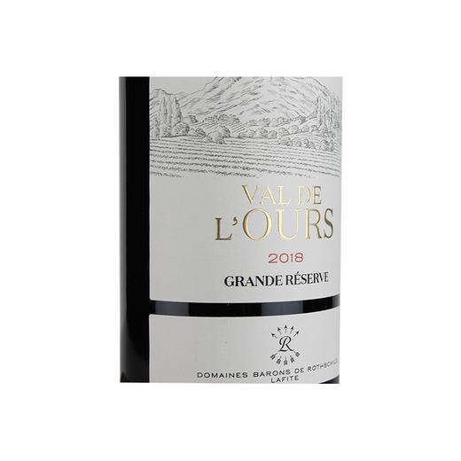 拉菲罗斯柴尔德雾禾山谷珍藏干红葡萄酒 法国进口红酒 750ml一箱6瓶 商品图2