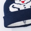 贝贝怡男女宝宝毛线帽小孩雪人绅士帽针织套头帽 商品缩略图4