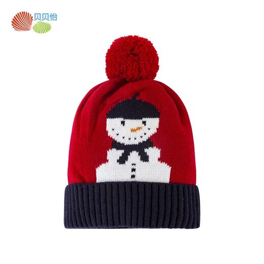 贝贝怡男女宝宝针织套头帽毛线帽 商品图7