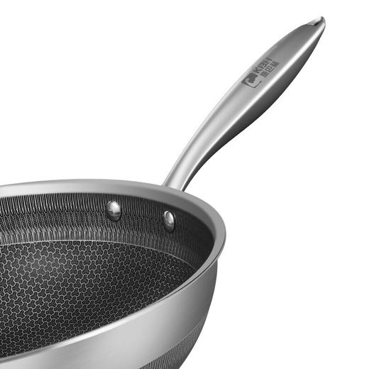 德国康巴赫316L不锈钢炒锅32cm双面花纹旗舰款 JQR 商品图1