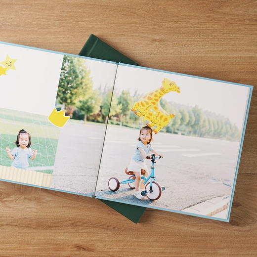 米莫印品 布艺好翻书，支持180度平摊，1000+版式可选，可放几百张照片 商品图2