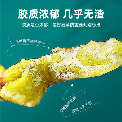 【杞里香雁荡山铁皮石斛10g】枫斗鲜条干条花茶粉非霍山 胶质浓厚 商品图3