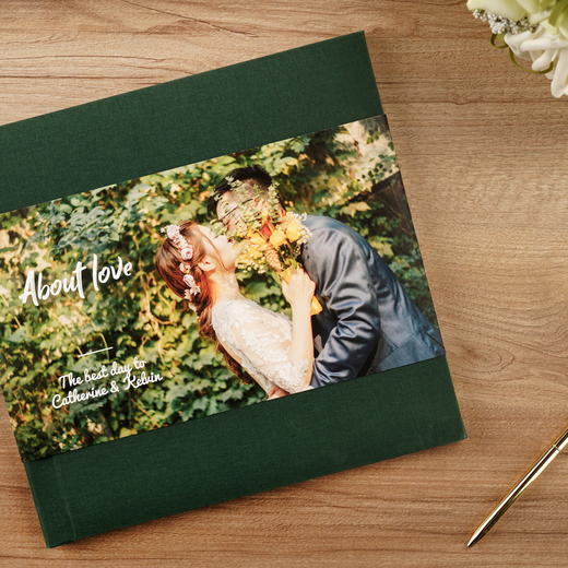 米莫印品 布艺好翻书，支持180度平摊，1000+版式可选，可放几百张照片 商品图4