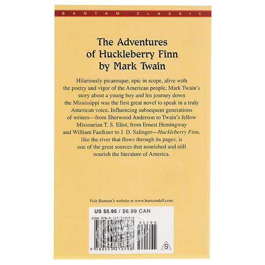 【中商原版】The Adventures of Huckleberry Finn哈克贝里芬历险记 马克吐温 商品图1