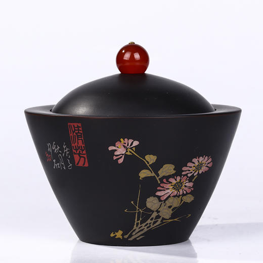 段栗(少石) 掌上茶罐 商品图0