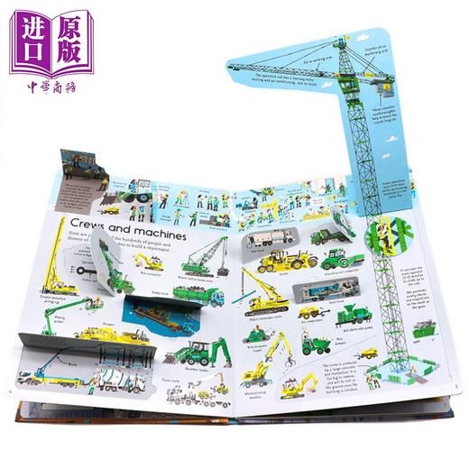 【中商原版】Lift-the-flap Construction Demolition 尤斯伯恩翻翻学 建筑与拆卸 儿童科普绘本翻翻书 纸板书 英文原版 商品图4
