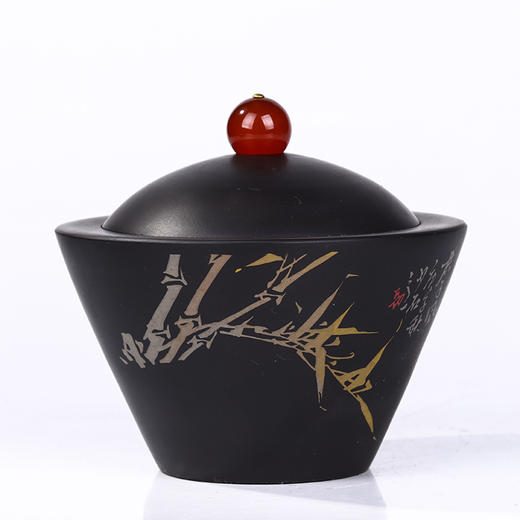 段栗(少石) 掌上茶罐 商品图3