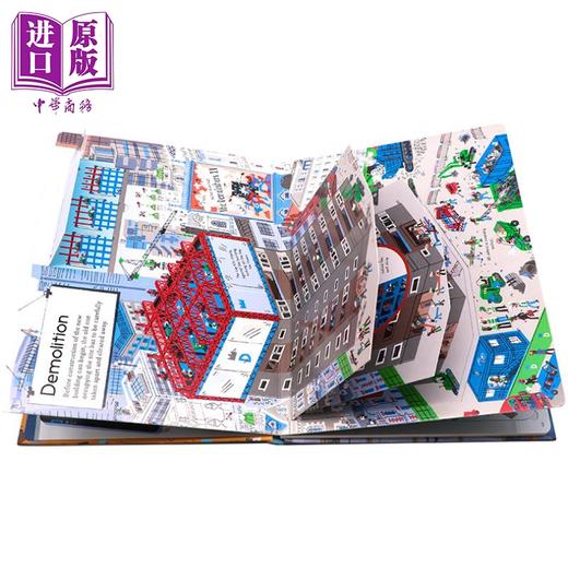 【中商原版】Lift-the-flap Construction Demolition 尤斯伯恩翻翻学 建筑与拆卸 儿童科普绘本翻翻书 纸板书 英文原版 商品图1