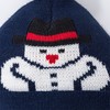 贝贝怡男女宝宝毛线帽小孩雪人绅士帽针织套头帽 商品缩略图5
