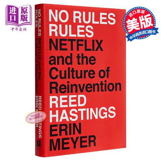 【中商原版】不拘一格：网飞传奇 英文原版 No Rules Rules: Netflix Erin Meyer Reed Hastings 商品图0