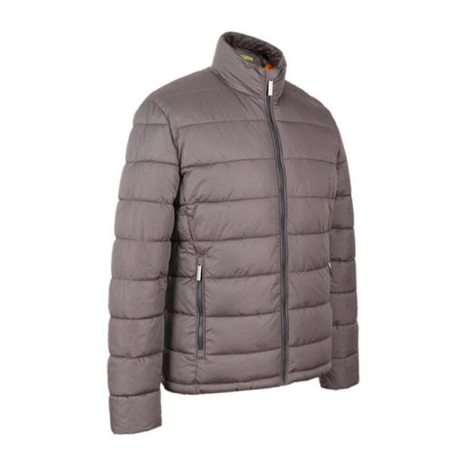 VERSACE JEANS 范思哲 男士聚酯纤维常规款棉服 灰色 E5GQB906 29149 810 商品图2