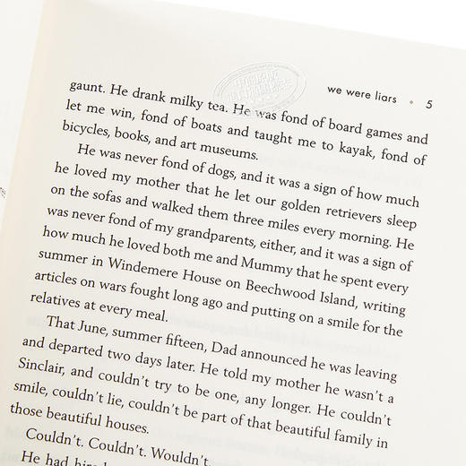 【中商原版】说谎的人 英文原版 We Were Liars E.Lockhart 小说 商品图3