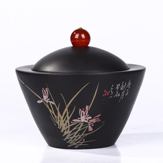 段栗(少石) 掌上茶罐 商品图4