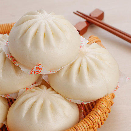 早餐系列-乐肴居鲜肉大包800g/袋 速冻包子 早餐 速食 大包子 商品图1