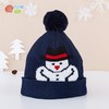 贝贝怡男女宝宝毛线帽小孩雪人绅士帽针织套头帽 商品缩略图2