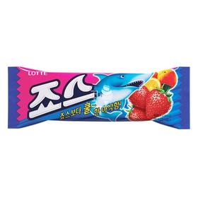 乐天大鲨鱼草莓夹心80ml롯데죠스바80ml